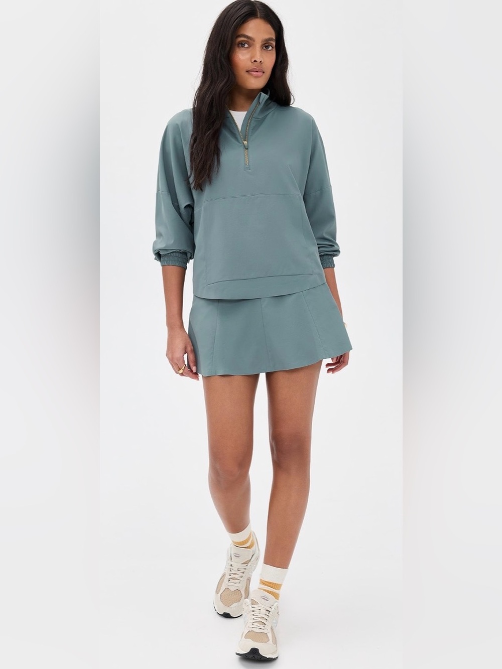 Rhone Mirage Anorak in Green smoke
